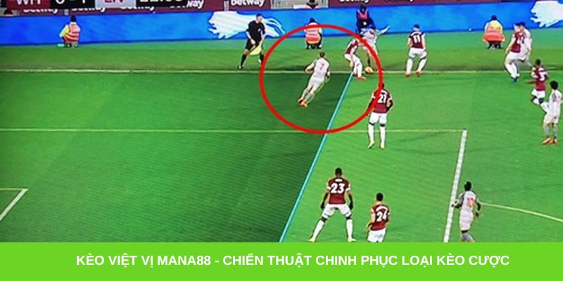 Kèo việt vị Mana88 - Chiến thuật chinh phục loại kèo cược